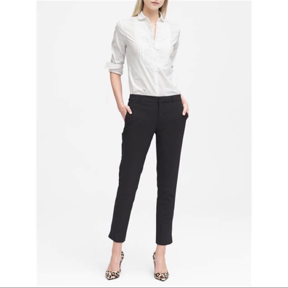 Navy Banana Republic Avery Pants